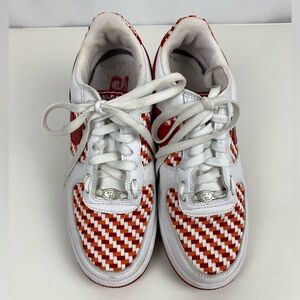 Nike Air Force 1 Premium Woven Jamaica Sneakers Unisex Youth‎ Size 6Y